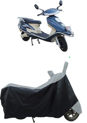 Coxtor Waterproof Two Wheeler Cover for Tunwal(Sport 63 60V, Grey)