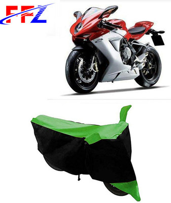 FFZ Two Wheeler Cover for MV Agusta(F3, Black, Green)