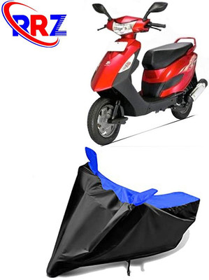 RRZ Waterproof Two Wheeler Cover for Bajaj(Kristal, Black, Blue)