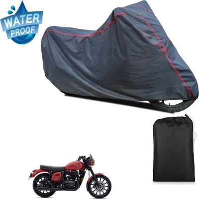 PAGORA Waterproof Two Wheeler Cover for JAWA(42 BS6, Grey)