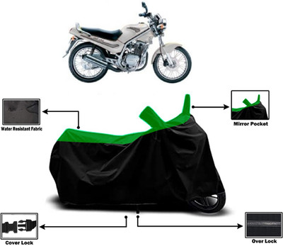 Amexride Two Wheeler Cover for Kinetic(GF 170, Green)