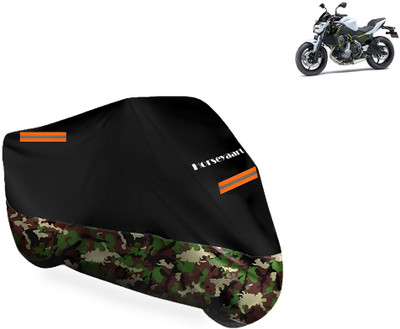 Horseyaart Waterproof Two Wheeler Cover for Kawasaki(Z650, Multicolor)