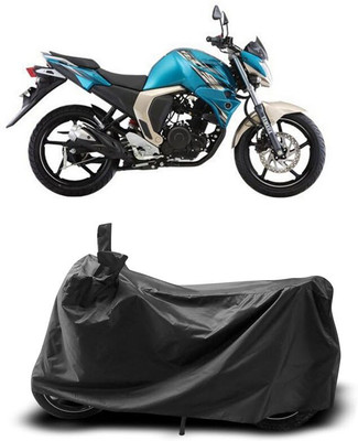 AASHTIK MART Two Wheeler Cover for Yamaha(FZS-FI V3 BS6 BS6, Black)