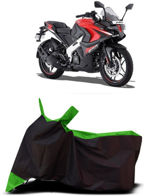 VESMEI Two Wheeler Cover for Bajaj(Pulsar 200 NS DTS-i, Green)