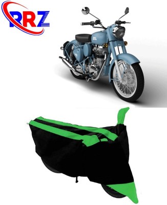 RRZ Waterproof Two Wheeler Cover for Royal Enfield(Squadron Blue, Black, Green)