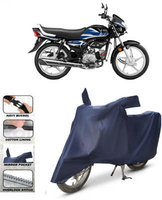 HWSXQAE Waterproof Two Wheeler Cover for Hero(Blue)