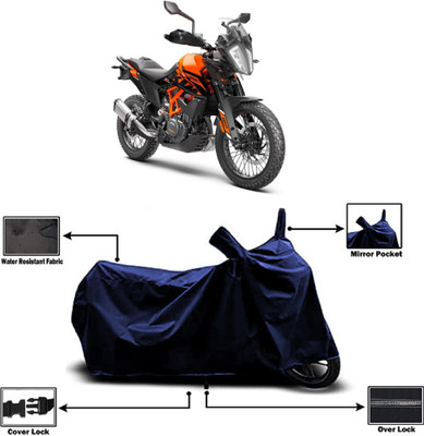 Amexride Two Wheeler Cover for KTM(390 Adventure BS6, Blue)