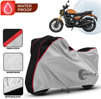 MATT_X Waterproof Two Wheeler Cover for TVS(Multicolor, Silver, Black)