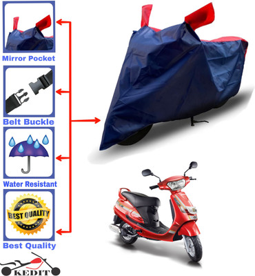 KEDIT Two Wheeler Cover for Mahindra(Duro, Red, Blue)