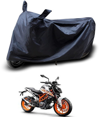 AASHTIK MART Two Wheeler Cover for KTM(390 Duke, Black)