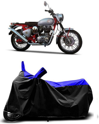 VESMEI Two Wheeler Cover for Royal Enfield(Bullet Trials 350, Blue)