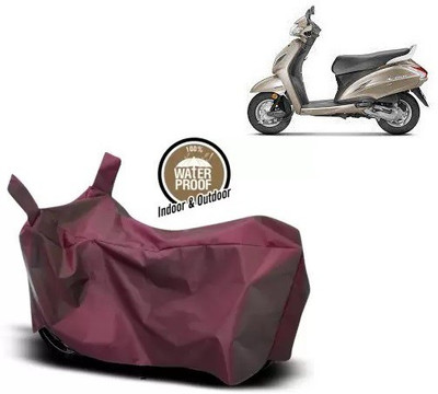 OliverX Waterproof Two Wheeler Cover for Honda(Activa 5G, Maroon)