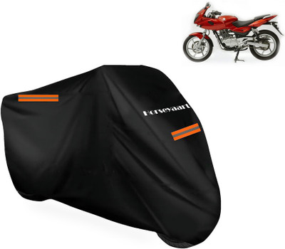 Horseyaart Waterproof Two Wheeler Cover for Bajaj(Pulsar 200 NS DTS-i, Black)