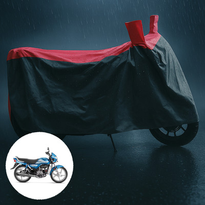 CODOKI Waterproof Two Wheeler Cover for Hero(CD deluxe, Grey, Red)