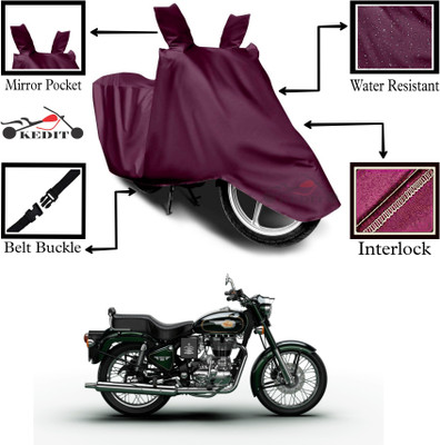 KEDIT Two Wheeler Cover for JAWA(Standardv, Maroon)