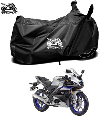 THE REAL ARV Waterproof Two Wheeler Cover for Yamaha(R15 V3, Black)