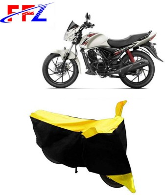 FFZ Waterproof Two Wheeler Cover for Suzuki(Sling Shot Plus, Black, Yellow)