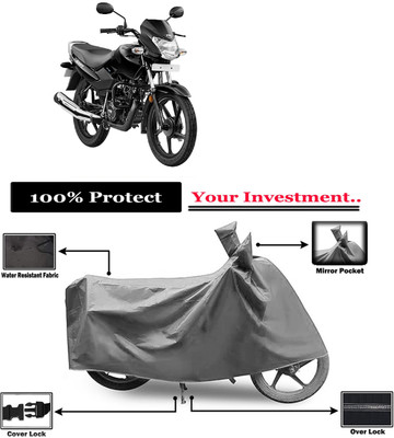Amexride Two Wheeler Cover for TVS(Sport, Grey)