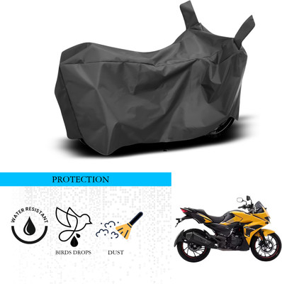 ANTHUB Waterproof Two Wheeler Cover for Hero(MotoCorp Xtreme 200S, Black)