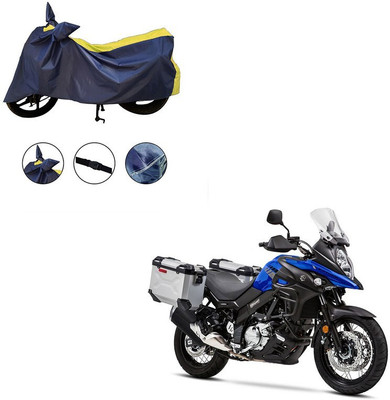 Furnish Flow Two Wheeler Cover for Suzuki(White)