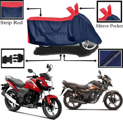smwzxyu Waterproof Two Wheeler Cover for Honda(Red, Blue)
