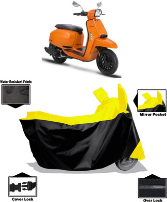 Amexride Two Wheeler Cover for Lambretta(V125, Yellow)