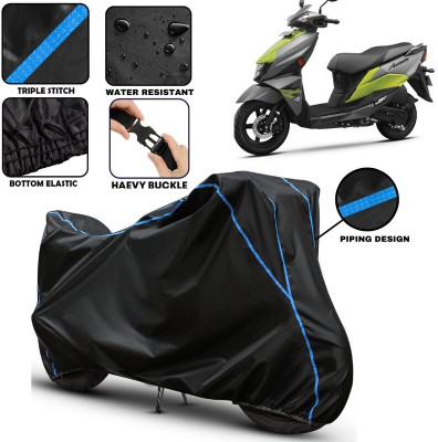 kerwa Two Wheeler Cover for Suzuki(Avenis 125, Black, Blue)