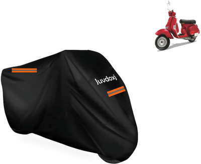 Juvdoxj Waterproof Two Wheeler Cover for LML(Star Euro 200, Black)