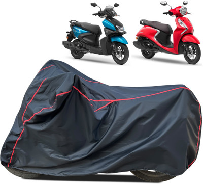 PAGORA Waterproof Two Wheeler Cover for Yamaha, Ola, 22Motors, Ather, Hero, Honda, Kinetic, EeVe(Black)