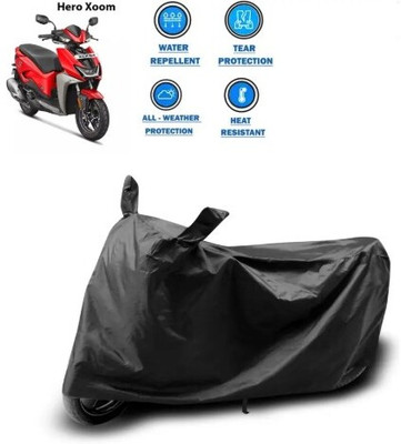 Tritika Waterproof Two Wheeler Cover for Hero(Activa 125, Black)