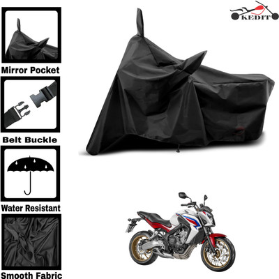 AASHTIK MART Two Wheeler Cover for Honda(Black)