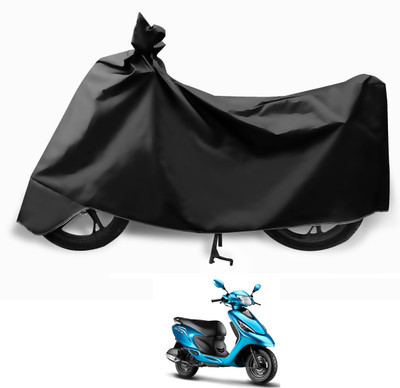 Auto Hub Two Wheeler Cover for TVS(Zest, Black)