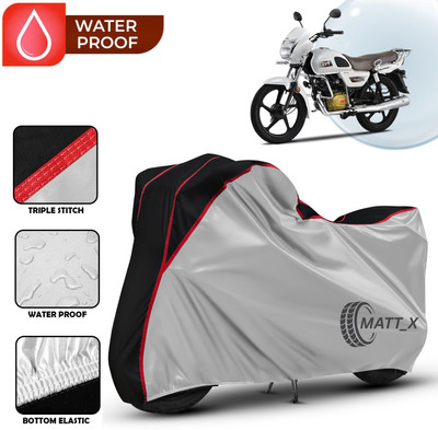 MATT_X Waterproof Two Wheeler Cover for TVS(Radeon, Multicolor, Silver, Black)