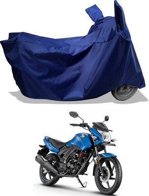Amexride Two Wheeler Cover for Honda(CB Unicorn 160, Blue)