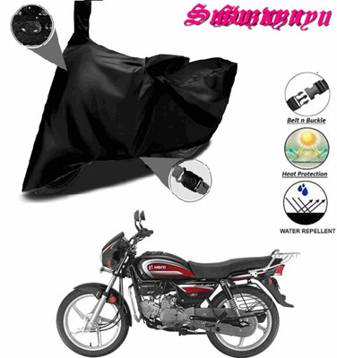 Trendymart Waterproof Two Wheeler Cover for Hero(Splendor, Black)