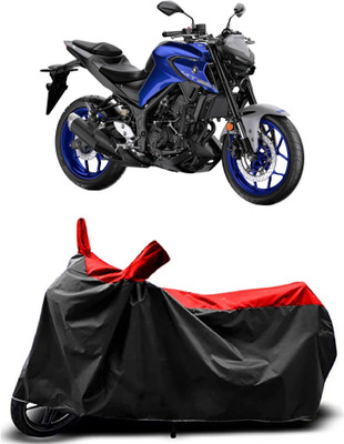 MMSSTAR Waterproof Two Wheeler Cover for Yamaha(MT 03, Red)