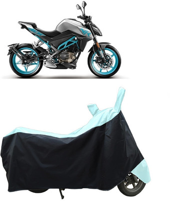 Coxtor Waterproof Two Wheeler Cover for CFMoto(300NK, White)