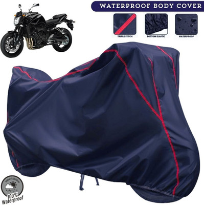 MADAFIYA Two Wheeler Cover for Yamaha(FZ1, Blue, Red)