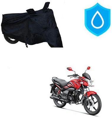 DeepShakshi AUTOMOTIVE Waterproof Two Wheeler Cover for Hero(Passion Xpro, Black)