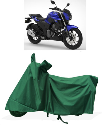 Tricway Two Wheeler Cover for Yamaha(FZ 25 BS6, Green)