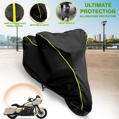 GARREGE Waterproof Two Wheeler Cover for Harley Davidson(Road Glide Special, Blue)