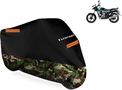 Horseyaart Waterproof Two Wheeler Cover for Bajaj(Discover 100 DTS-i, Multicolor)