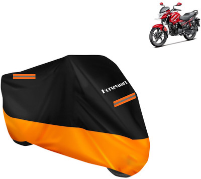 Horseyaart Waterproof Two Wheeler Cover for Hero(Glamour i3s, Orange)