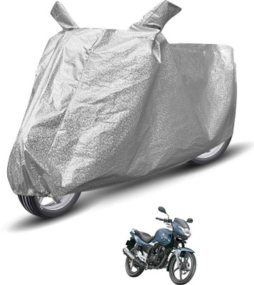 MOCKHE Waterproof Two Wheeler Cover for Suzuki(GS 150R, Silver)