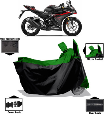 Amexride Two Wheeler Cover for Honda(CBR 150R, Green)