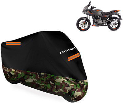 Horseyaart Waterproof Two Wheeler Cover for Bajaj(Pulsar 180F BS6, Multicolor)