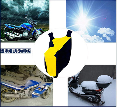 WolkomHome Waterproof Two Wheeler Cover for Indus(Yo Electron, Yellow, Blue)
