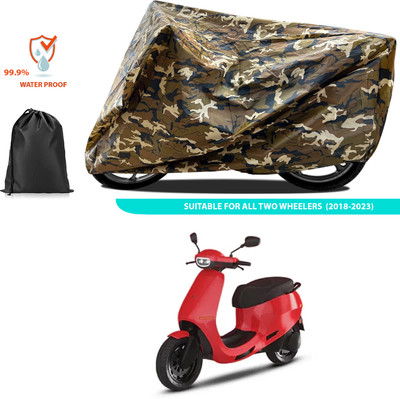 CODOKI Two Wheeler Cover for Ola(Yellow)