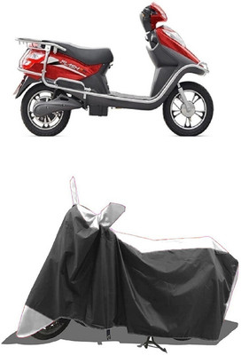 SUGASHRI Waterproof Two Wheeler Cover for Hero(Electric Cruz, White, Black)