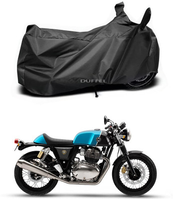 Duffel Two Wheeler Cover for Royal Enfield(Continental GT, Black)